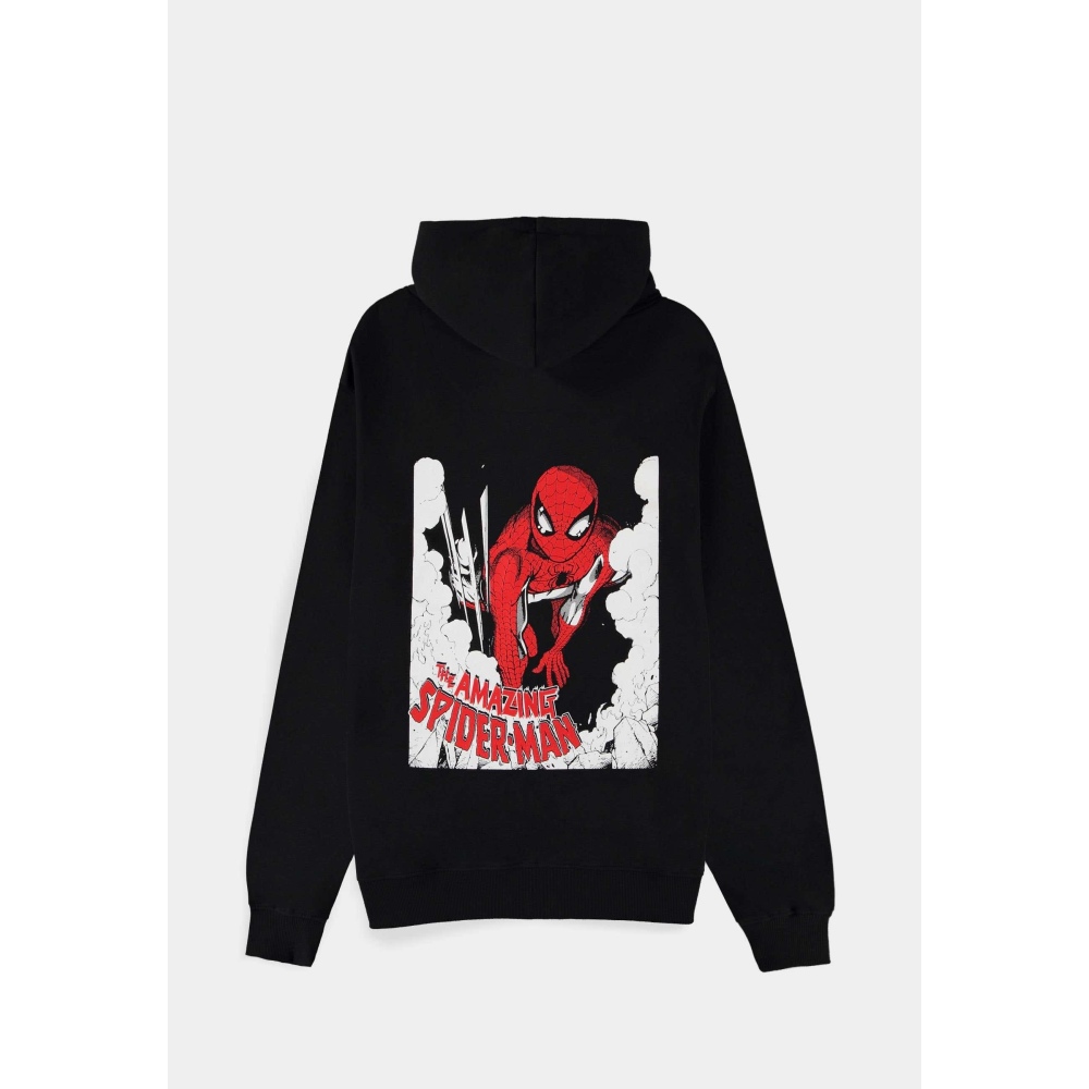 Marvel SpiderMan - Logo Vest met capuchon - Zwart